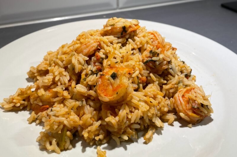 Easy One Pot Prawn Biryani