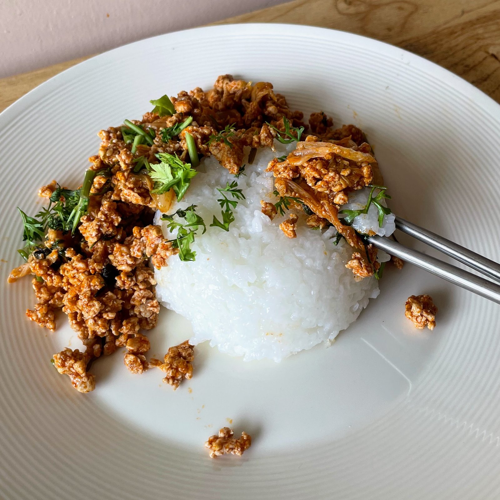 20 Minute Easy Gochujang Chicken Cabbage Stir Fry