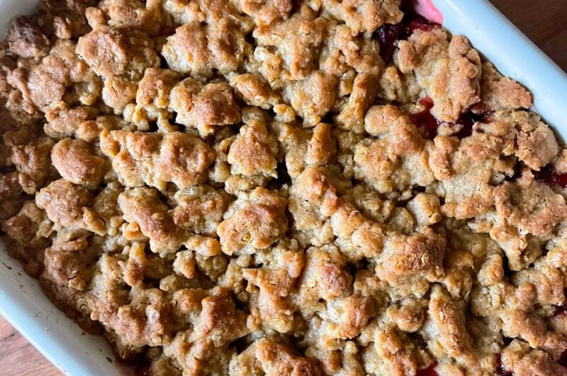 Swedish Plum Crumble