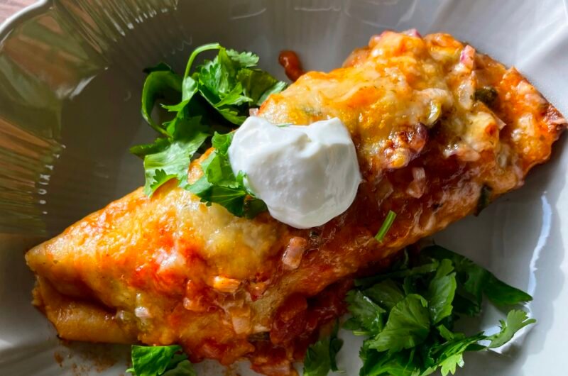 Rotisserie Chicken Enchiladas