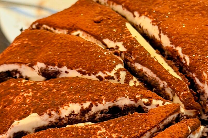 Tiramisu Chocolate Cake with Mascarpone Chantilly