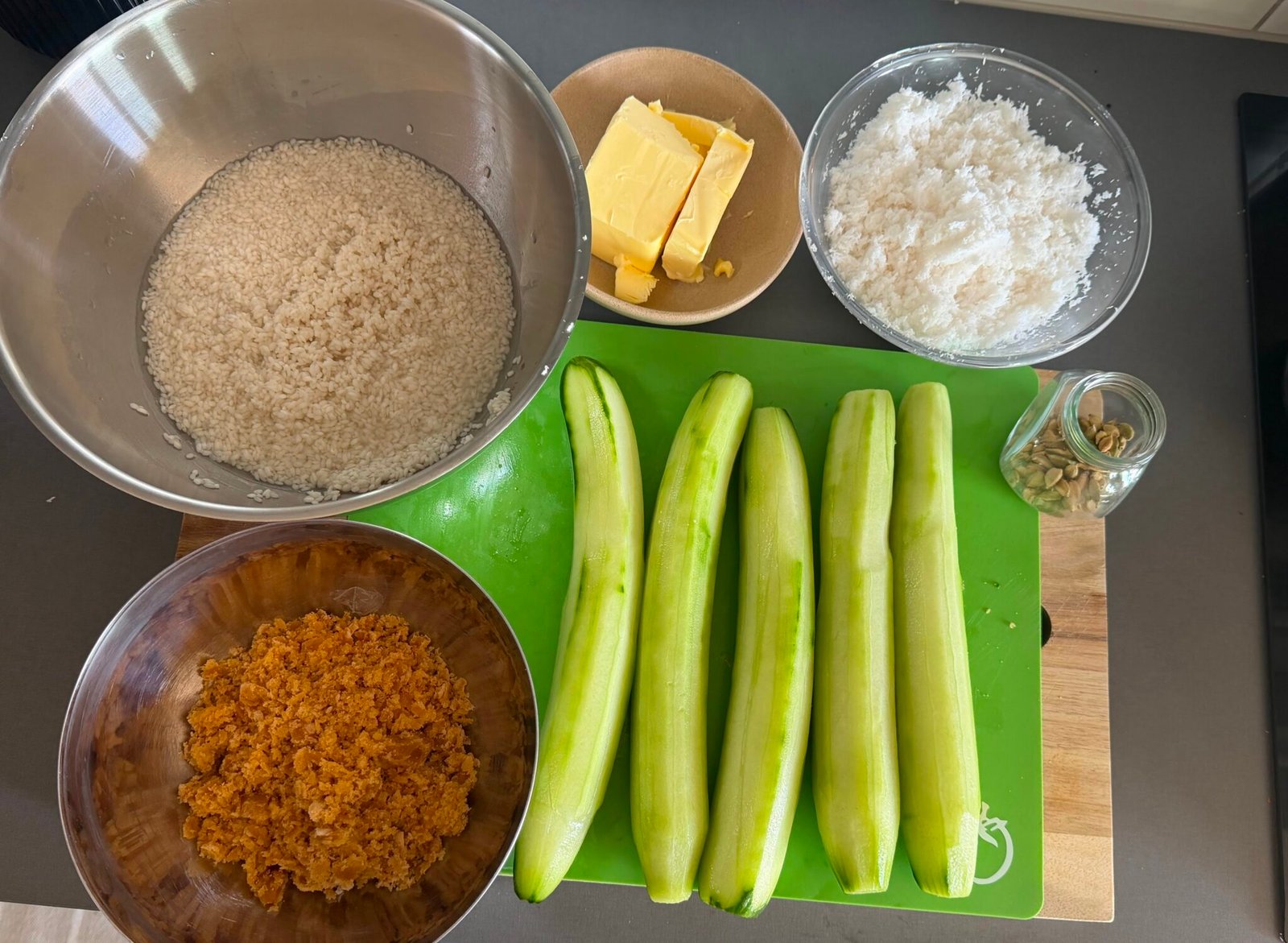 Baked Thekkere da Adde (Mangalorean Cucumber Rice Cake)