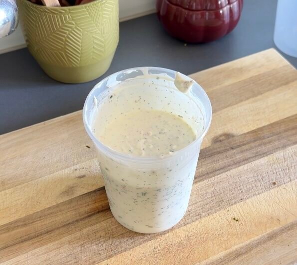 Garlic Yogurt Herb Dip